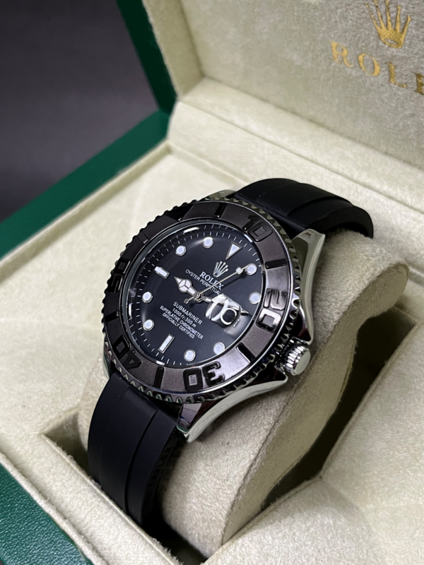ROLEX YATCH MASTER WITH SILICON STRAP - Image 2